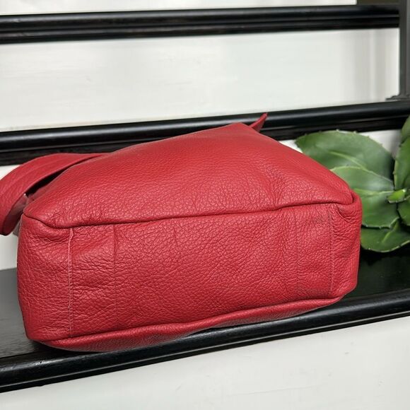 New! foks form Tote Bag genuine Leather Minimal Hobo Shoulder purse handbag - Picture 10 of 13